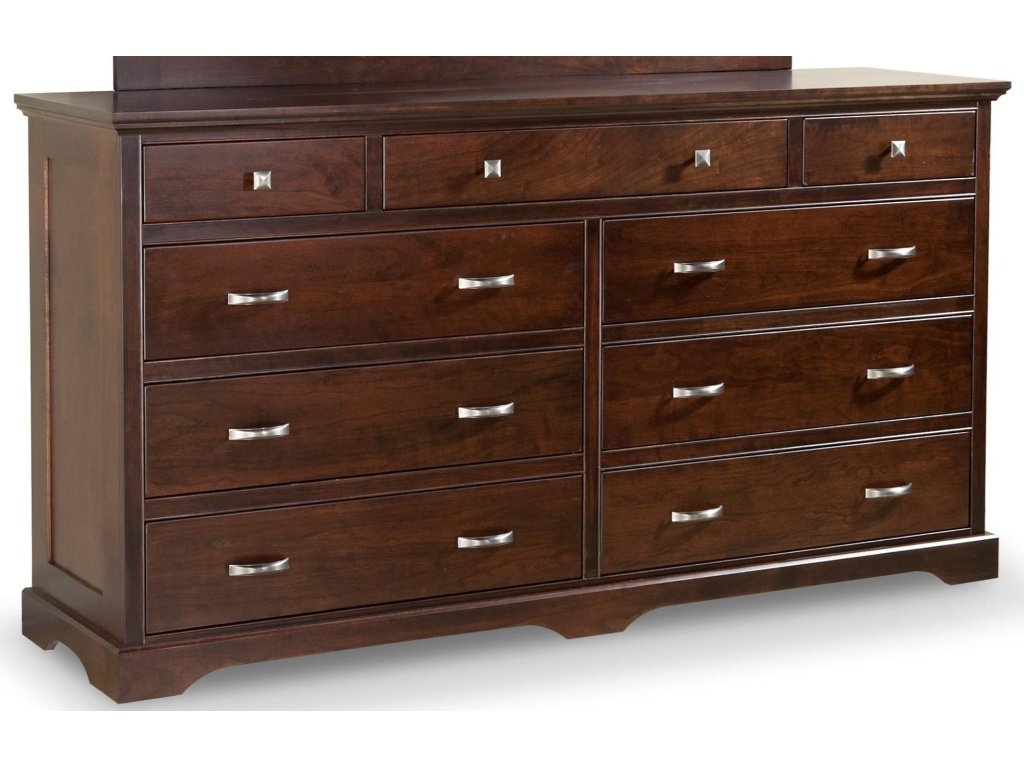 Elegance 9-Drawer Double Dresser